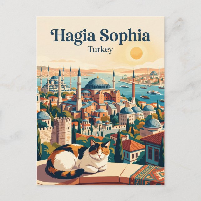 Hagia Sophia Turkiet Vykort (Framsida)