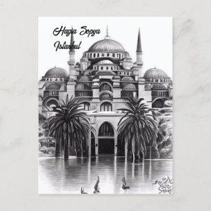Hagia Sopya i Istanbul Turkiet vykort