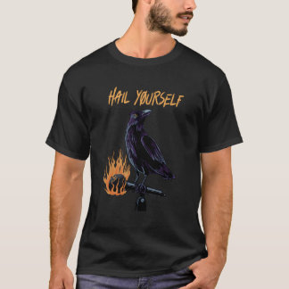 Hagla själv den sista podradioden på den Lämnat mi T Shirt