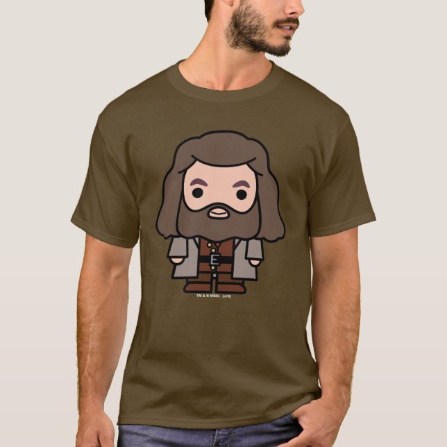 Hagrid tecknade figurerkonst t-shirt (Framsida)