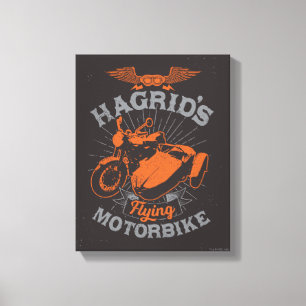 Hagrids flygande motorcykel canvastryck