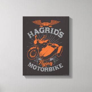 Hagrids flygande motorcykel canvastryck
