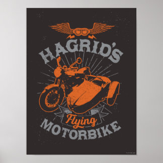 Hagrids flygande motorcykel poster