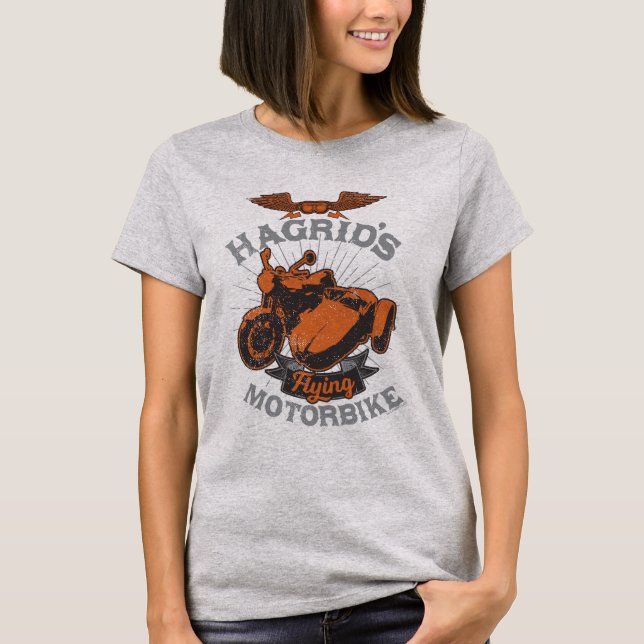 Hagrids flygande motorcykel t shirt (Framsida)