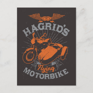 Hagrids flygmotorcykel inbjudan vykort