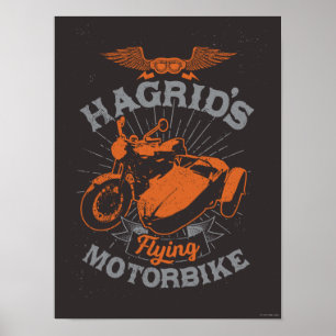 Hagrids flygmotorcykel poster