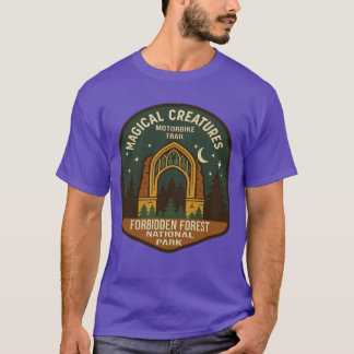 Hagrids Magiska Motorcykeläventyr Patch T Shirt