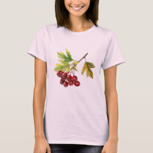 Hagtorn, botaniska bror konsthärdbär t-shirt