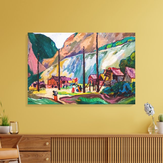 Hagwilget | Emily Carr | Canvastryck (Insitu (Vardagsrum))