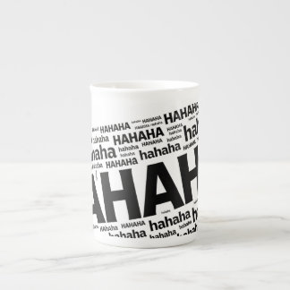 HAHAHA Roligt Kaotiskt Skratt Benporslin Mugg