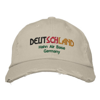 Hahn AB Deutchland Embroized Hat Broderad Keps