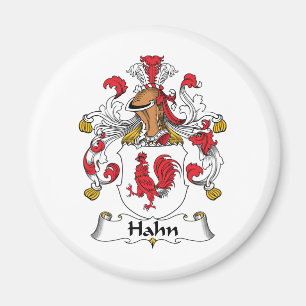 Hahn familjvapensköld magnet