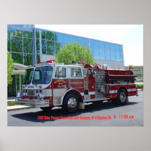 Hahn Firetruck 1985 Poster