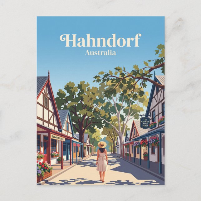 Hahndorf Australien Vykort (Framsida)