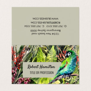 Hahn's Macaw parrot vattenfärgsmålning Kort