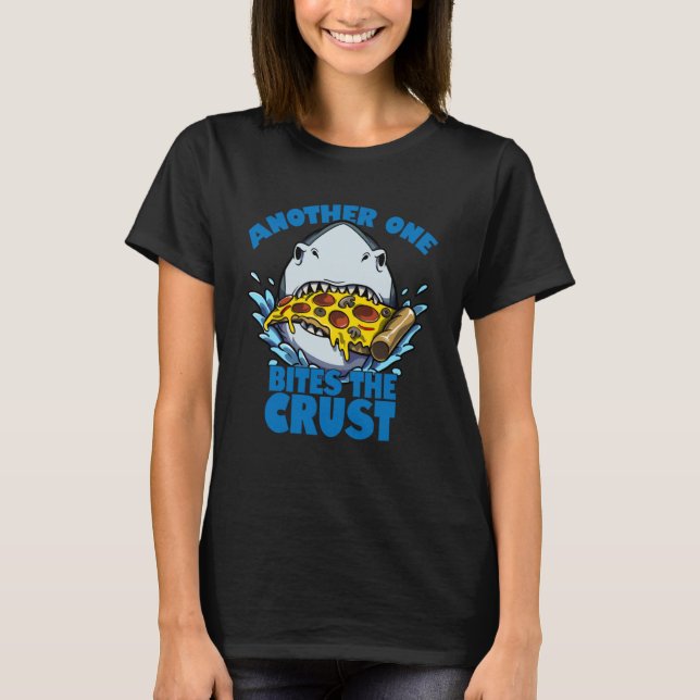 Hai Bitor Crust Pizza Fläkt Fast Food Foodie T Shirt (Framsida)