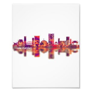 Hai Phong Vietnam Skyline Fototryck