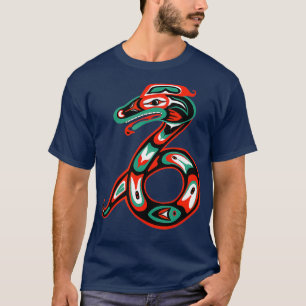 Haida art Native American Gift Snake Totem T Shirt