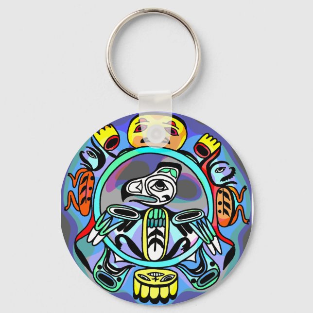 Haida Art Nyckelring (Framsida)