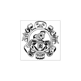 Haida art stämpel