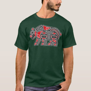 Haida Bear Indian Native America Indigeno T Shirt