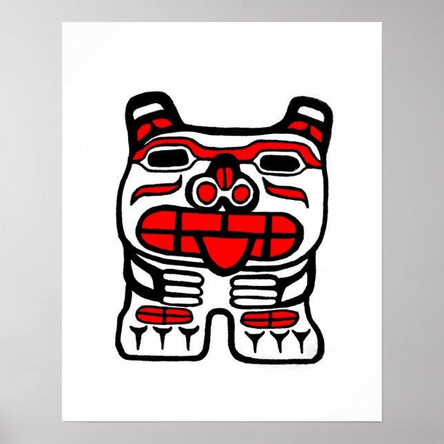haida Bear Poster (Framsidan)