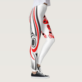 Haida bläckfisk och groddar leggings