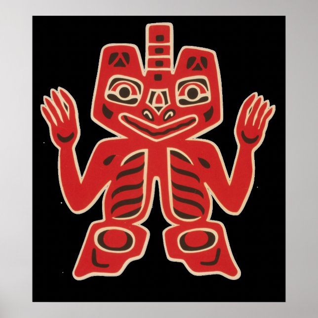 Haida Blanket Design Poster (Framsidan)