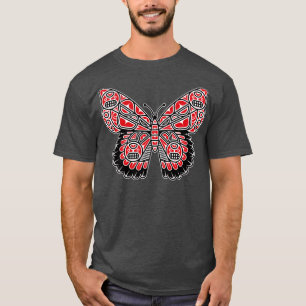 Haida Butterfly Indian Native America Ind T Shirt