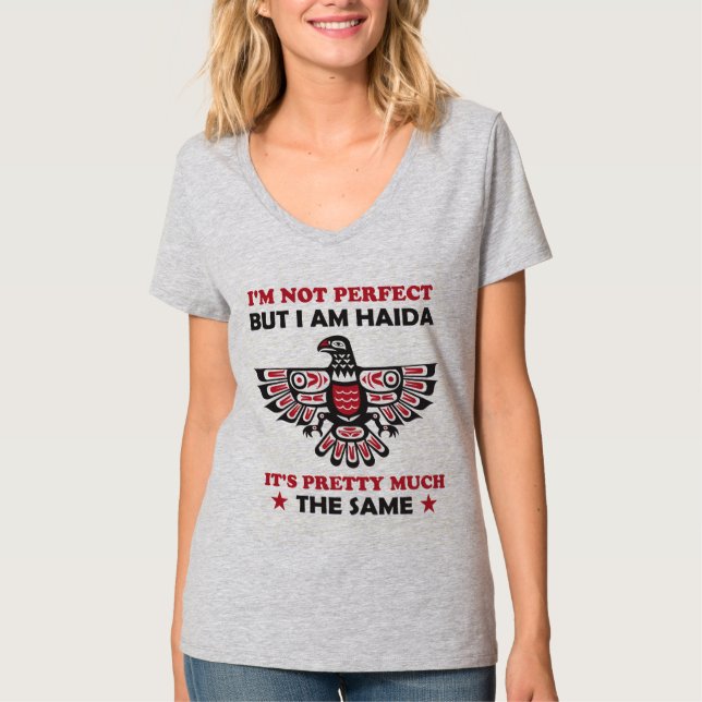 Haida Eagle Haida Nation Native Pride Gift Ideas T Shirt (Framsida)