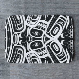 Haida Eagle Thunderbird Northwest Columbia Badrumsmatta