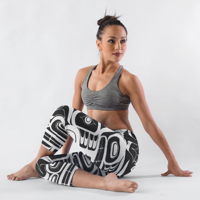 Haida Eagle Thunderbird Northwest Columbia Leggings (Skapare uppladdad)