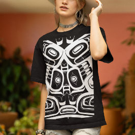 Haida Eagle Thunderbird Northwest Columbia T Shirt