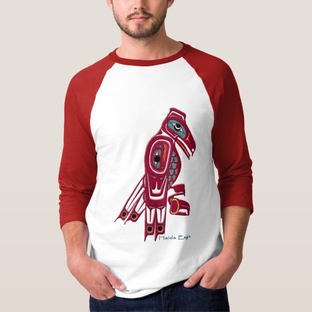 HAIDA EGLE Native American Art T-Shirt Collection (Framsida)