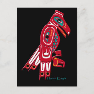 HAIDA EGLE POSTCARD-SAMLING VYKORT