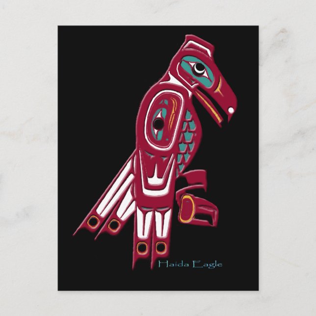 HAIDA EGLE POSTCARD-SAMLING VYKORT (Framsida)