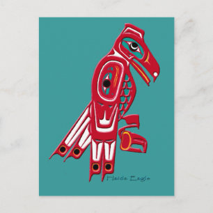HAIDA EGLE Postcards Vykort