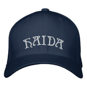 Haida Embroized Baseball Cap Haida Cap Broderad Keps