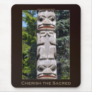 Haida First Nations Totem pole Mousepad Musmatta
