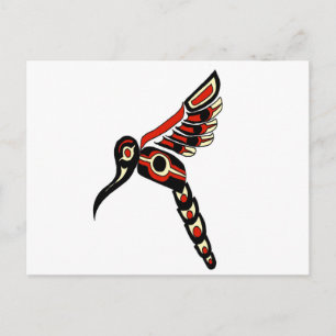Haida Humming Bird Vykort