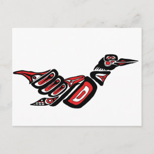 Haida Loon Vykort