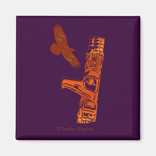 Haida Native American Art Magnet (Framsidan)