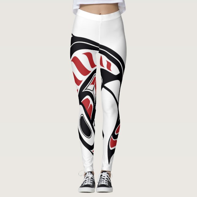 Haida Orca Leggings (Framsida)