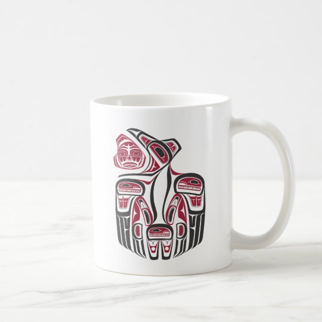 Haida Raven Design Kaffemugg (Höger)