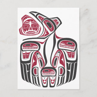 Haida Raven Design Vykort