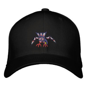 Haida Raven Fly Broderad Keps