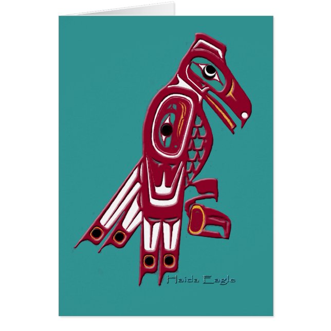 HAIDA-SAMLING HÄLSNINGSKORT (Framsidan)