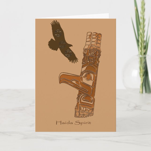 HAIDA SPIRIT Gift Collection Helgkort (Framsida)