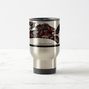 "HAIDA SPIRIT MUGG" Native American-stil Otter Art Resemugg
