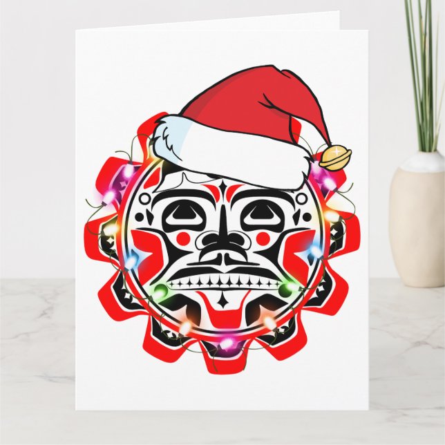 Haida Symbols Haida Canadian Native American Kort (Framsida)